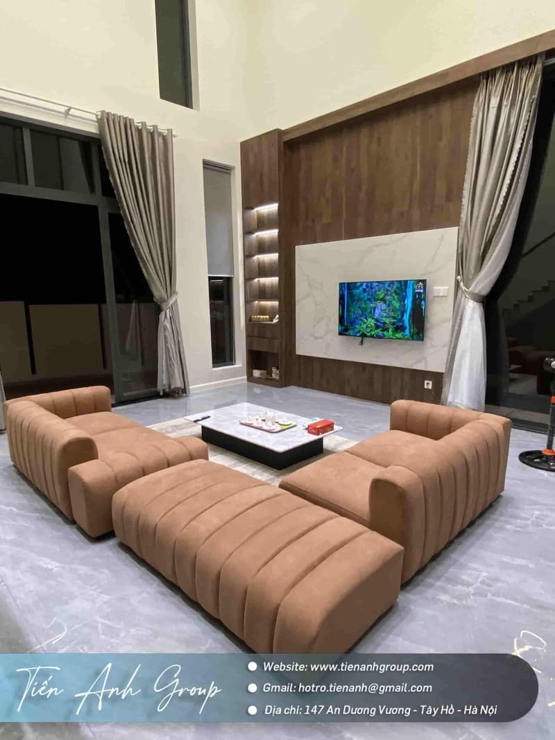 gạch ốp lát phòng khách