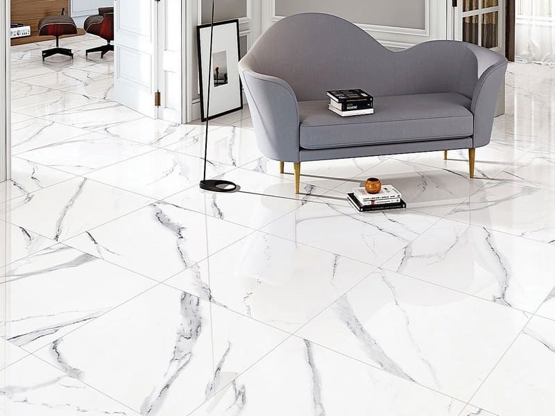 Mẫu gạch giả đá hoa cương vân trắng