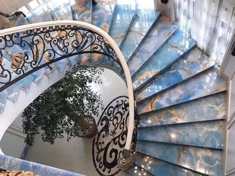 Mẫu Gạch Hoa Cương Vân Đa Dạng dùng ốp lát cầu thang