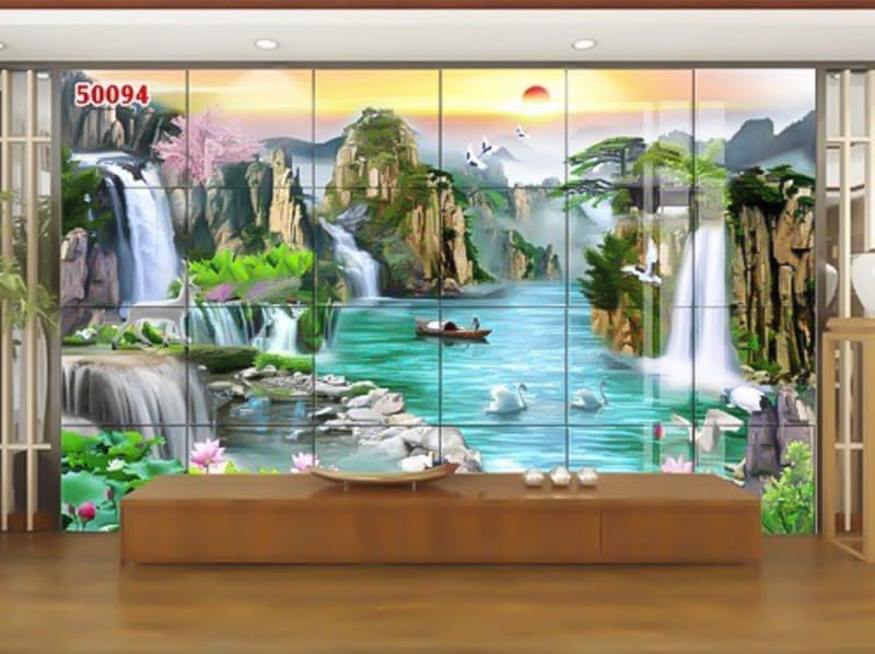 Cách lựa chọn gạch tranh dán tường