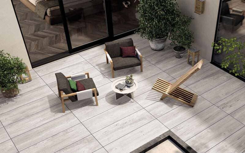 Gạch Prime Lát Sân Vườn Màu Trắng Sáng