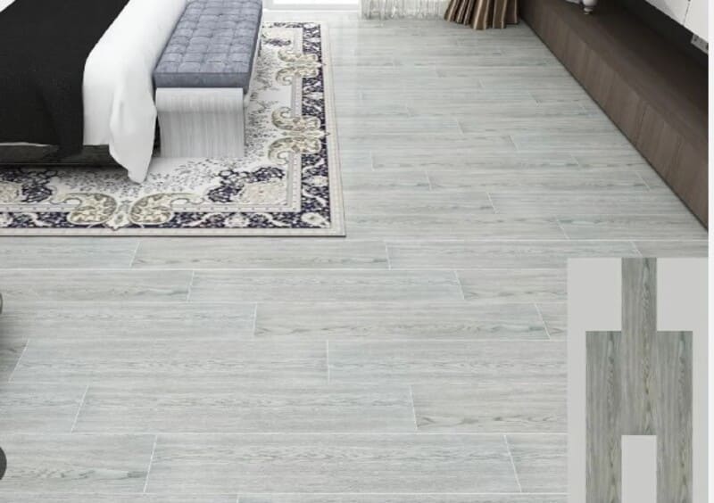 Gạch Giả Gỗ 15x90 tông màu trắng