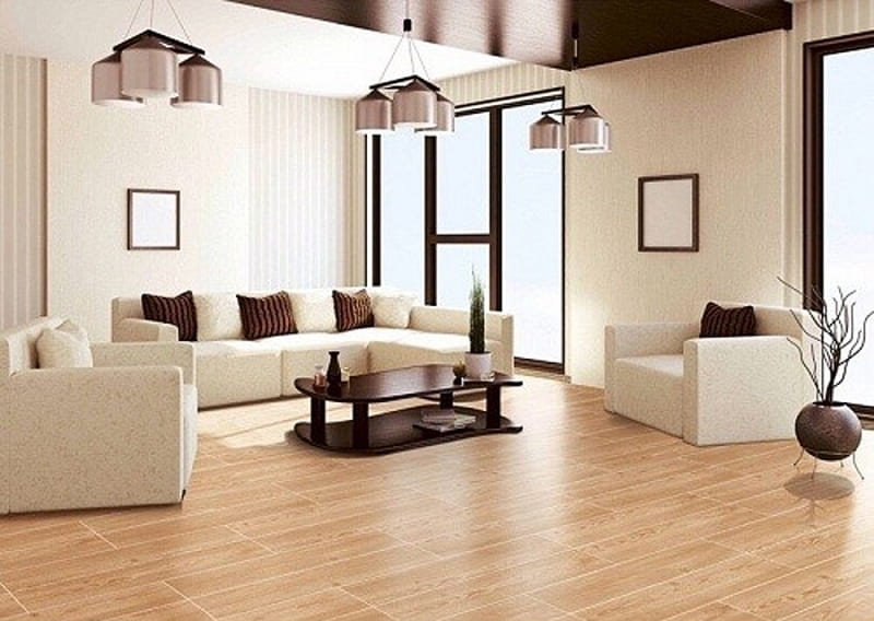 Gạch Giả Gỗ 15x90 tông màu vàng kem