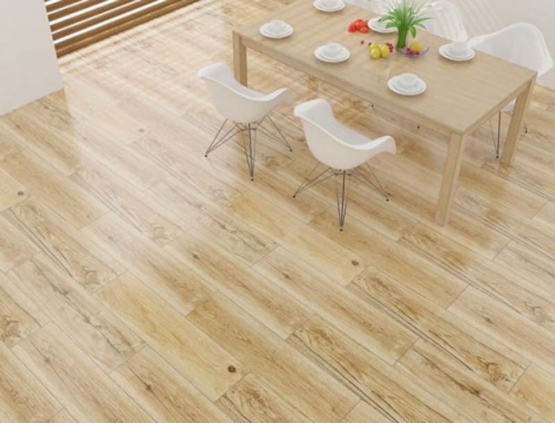 Gạch Giả Gỗ Tông Màu Ấm