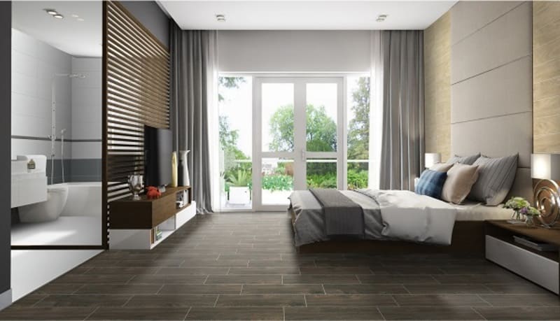 Gạch Giả Gỗ Taicera Tông Màu Trầm