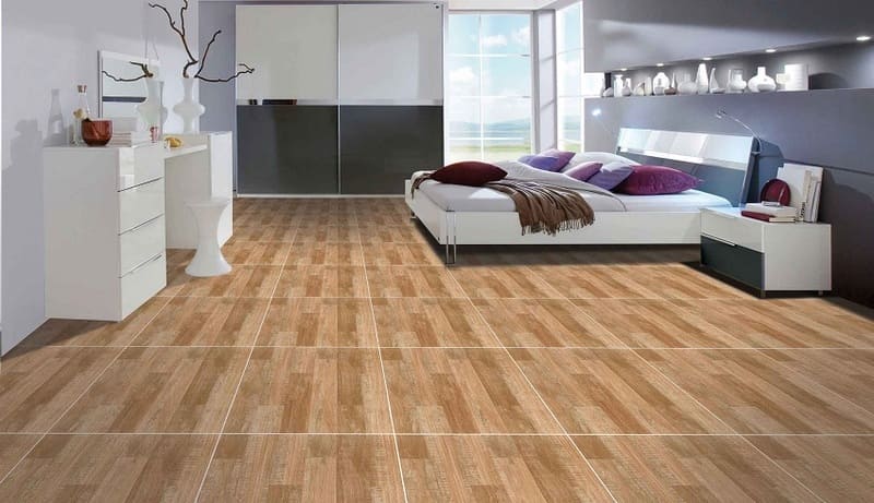 Cách Lát Gạch Giả Gỗ Kiểu Thẳng