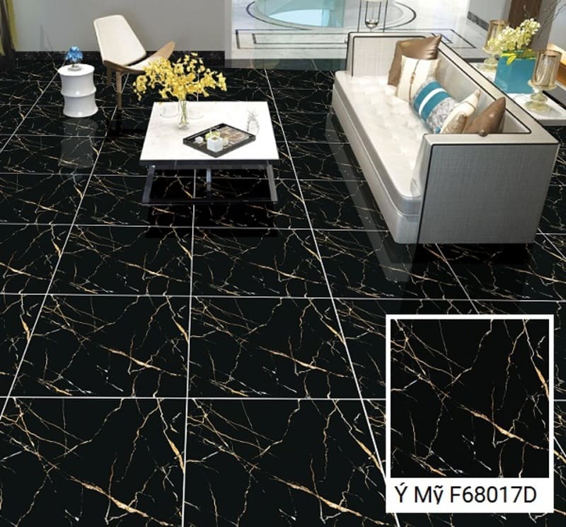 Gạch Giả Đá Màu Đen Đẹp