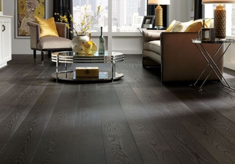 Gạch Lát Sàn Gỗ Vân Gỗ Đen