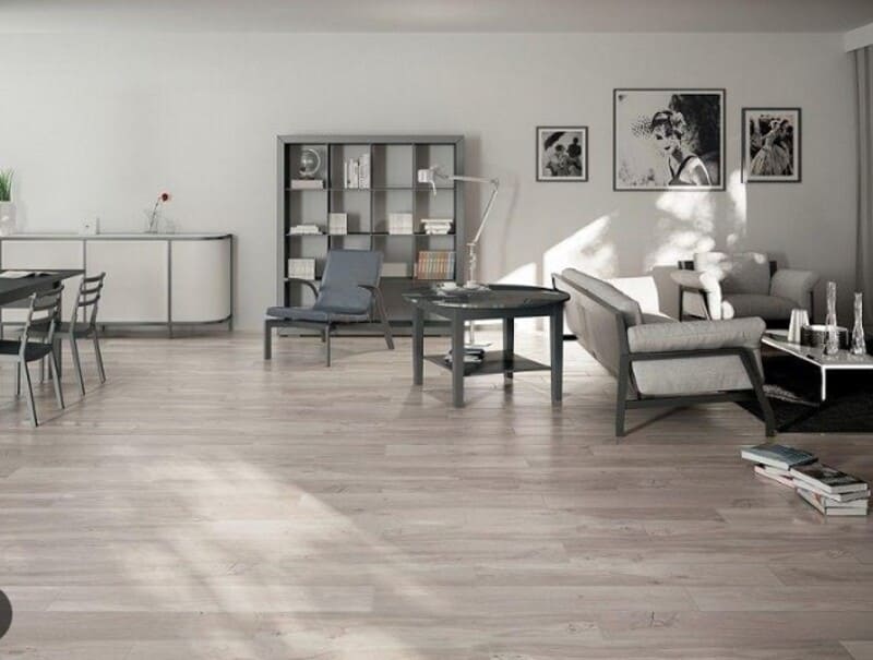 Gạch Vân Gỗ Màu Trắng Tinh Tế