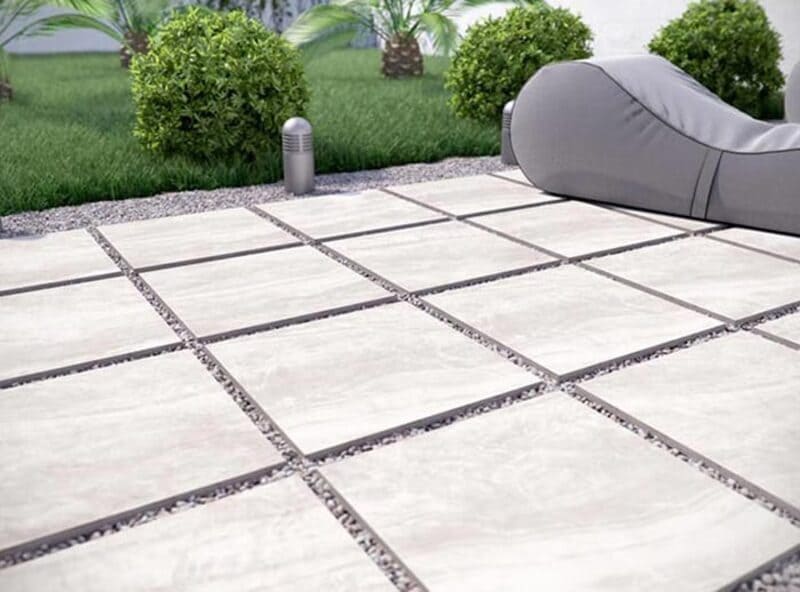 Gạch Lát Hình Vuông Trắng