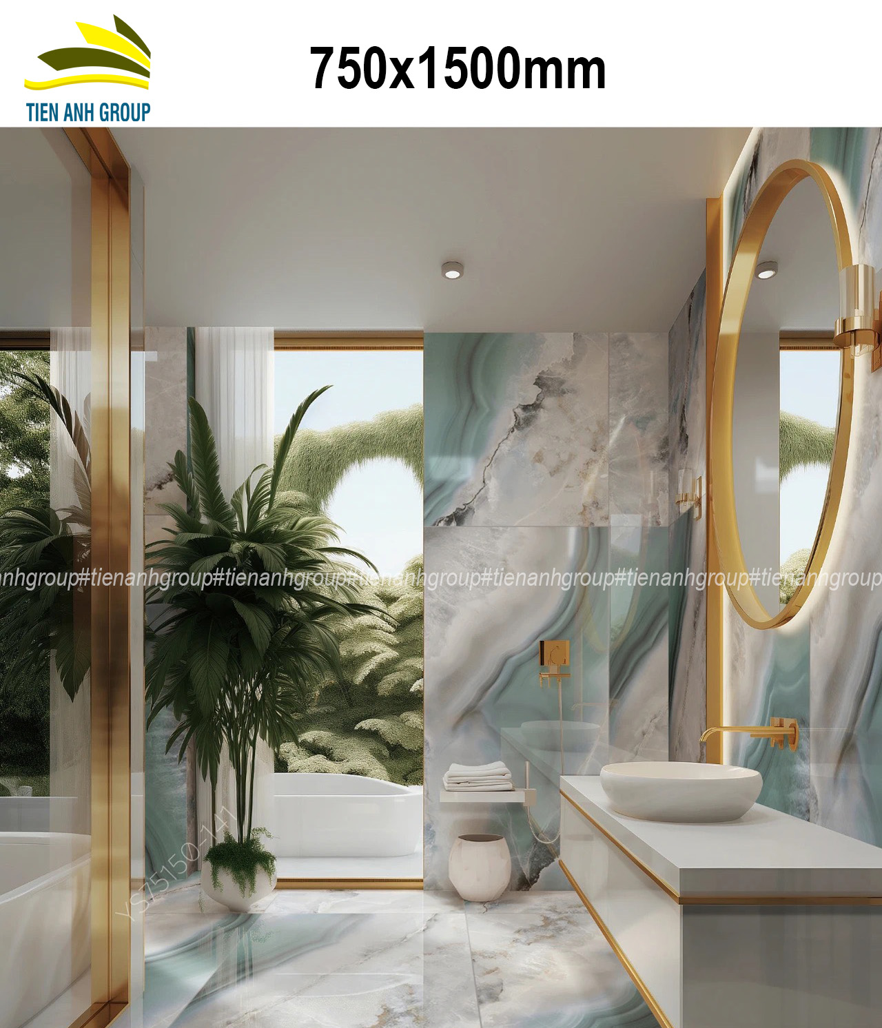 Gạch Vân Đá Marble 750×1500