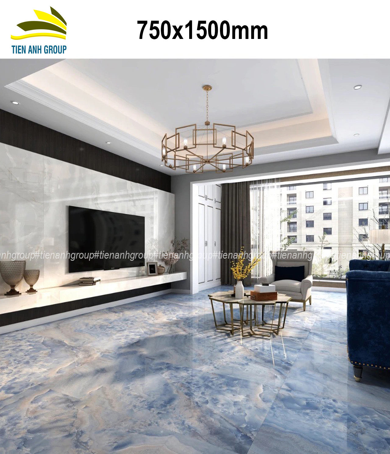 Gạch Vân Đá Marble 750×1500