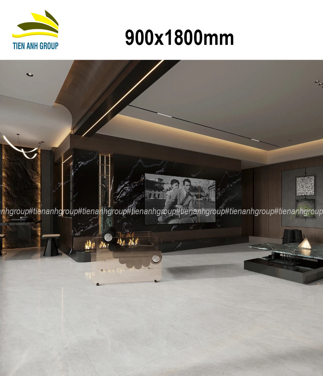 Gạch Vân Đá Marble 900x1800 32