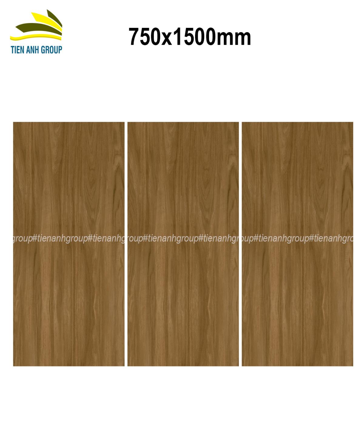 Gạch Thẻ Vân Gỗ 75x150 b7