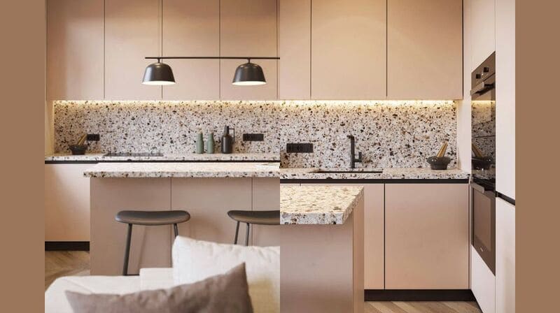 Vì Sao Nên Sử Dụng Gạch Terrazzo Ốp Bếp?