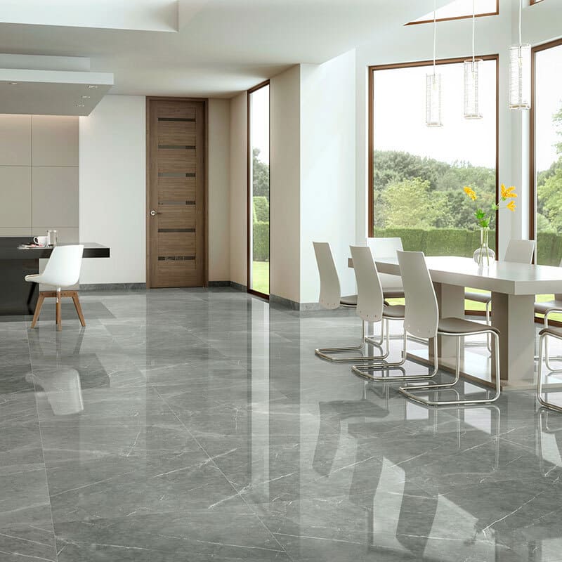 Gạch lát nền màu xám Marble