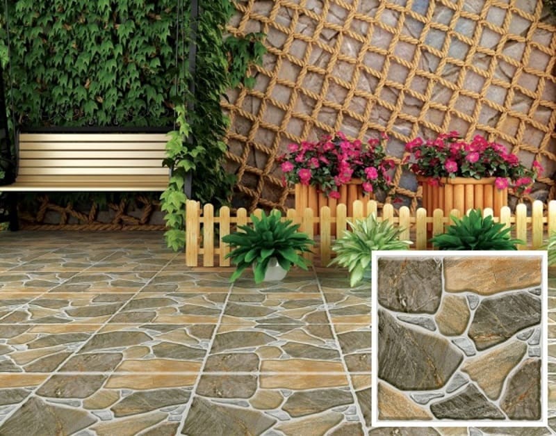 gạch lát sân vườn 60×60