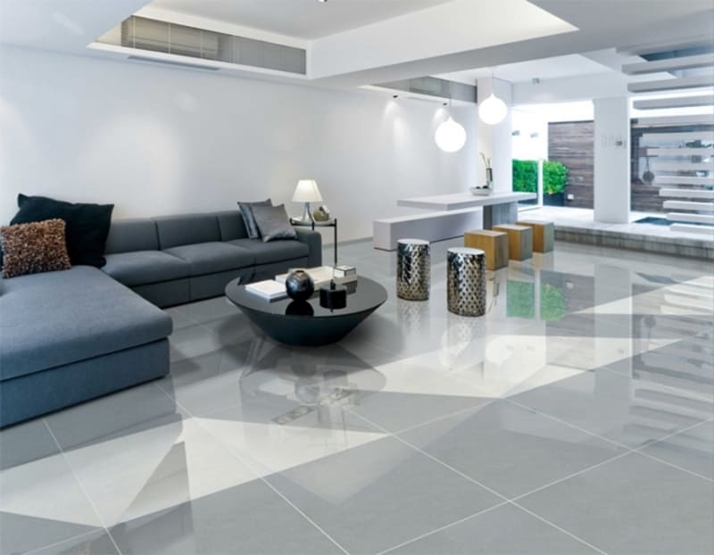Gạch lát nền màu xám Ceramic