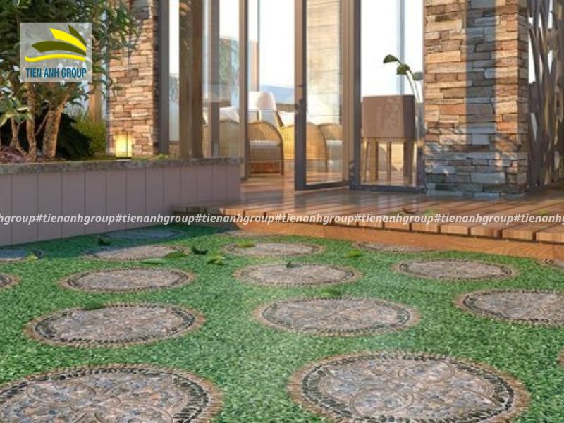 gạch sân vườn Đồng Tâm