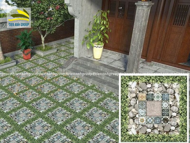Gạch Sỏi Sân Vườn