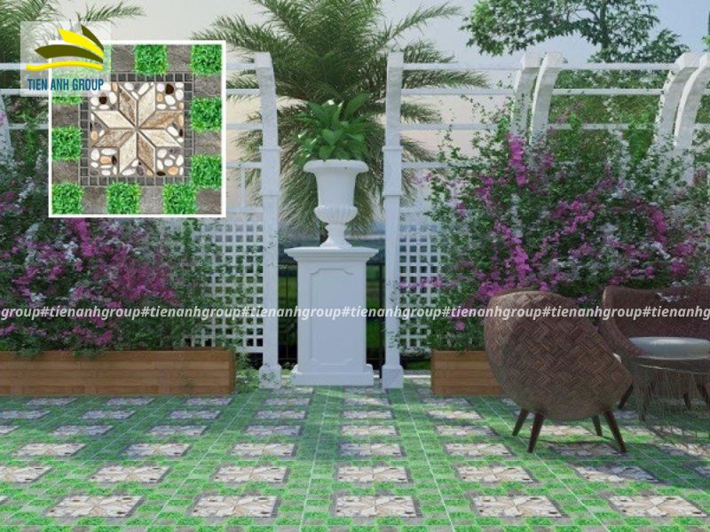 Gạch Sỏi Sân Vườn