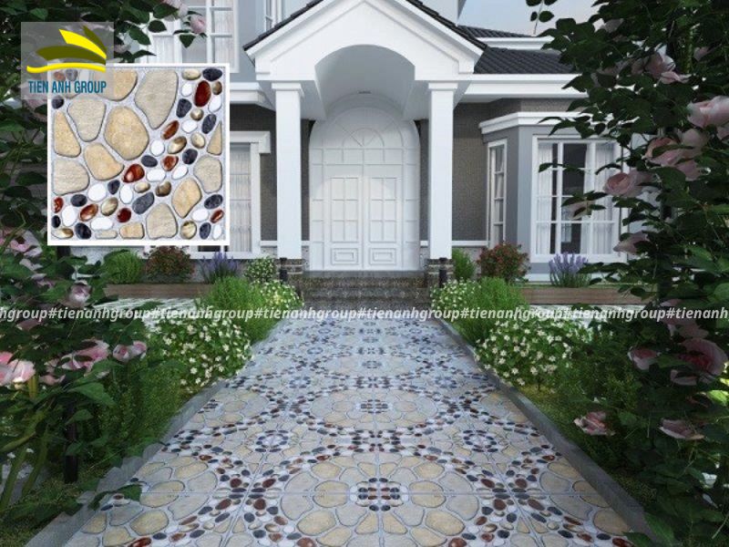 Gạch Sỏi Sân Vườn