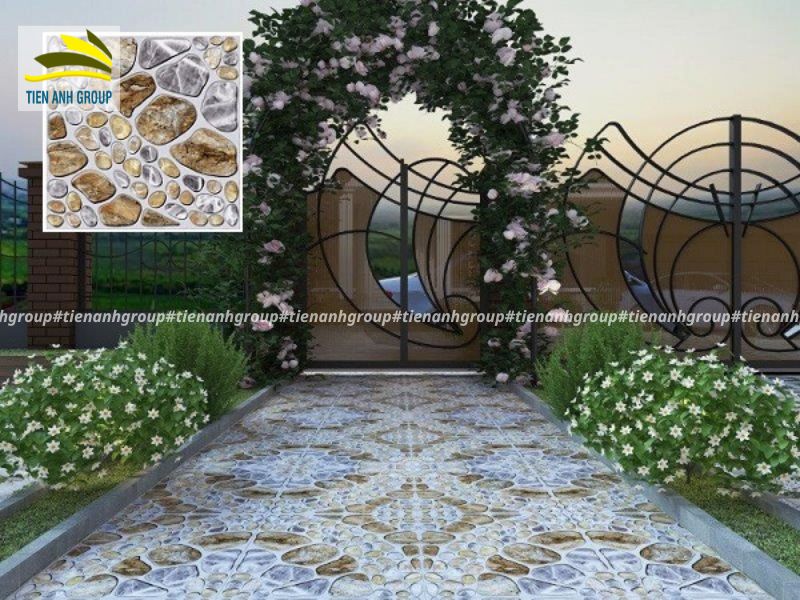Gạch Sỏi Sân Vườn