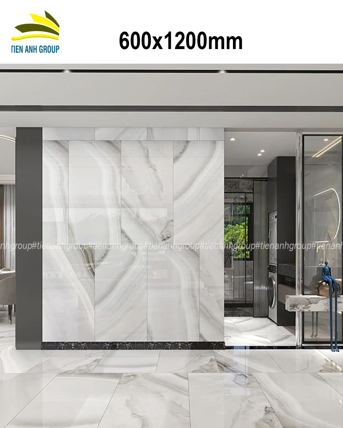 Gạch Vân Đá Marble 600X1200