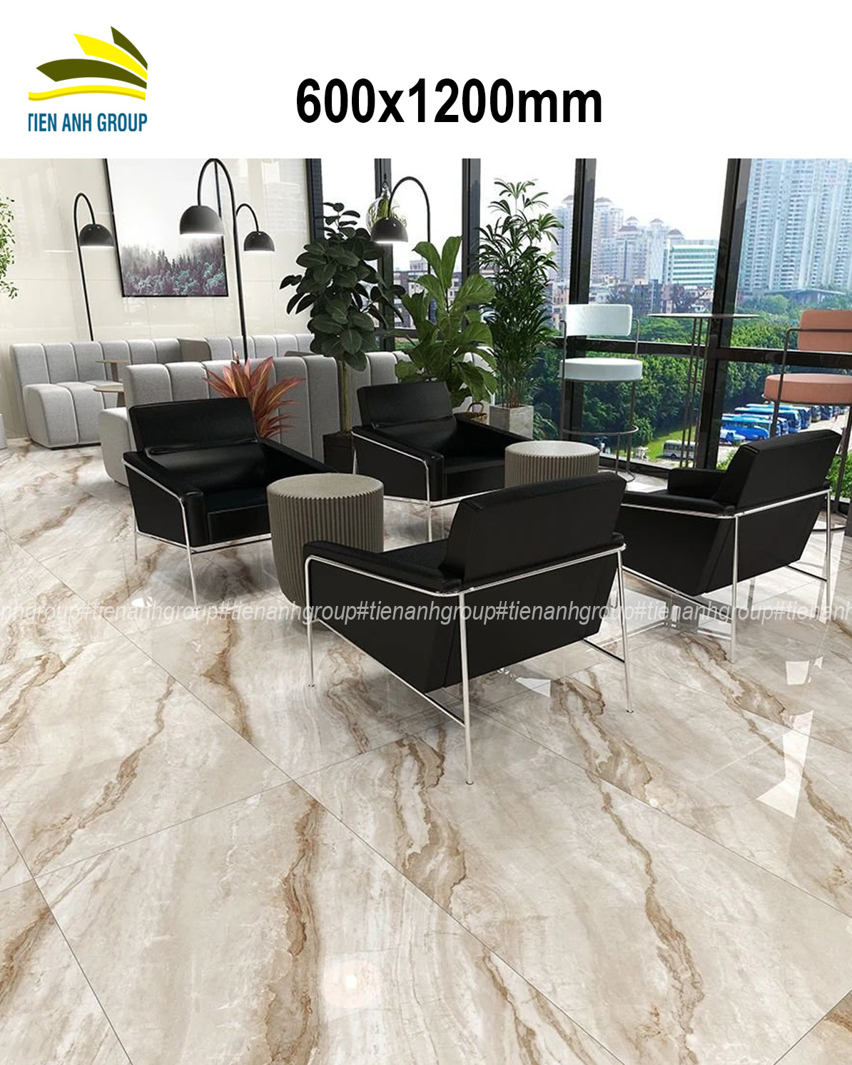 Gạch Vân Đá Marble 600X1200