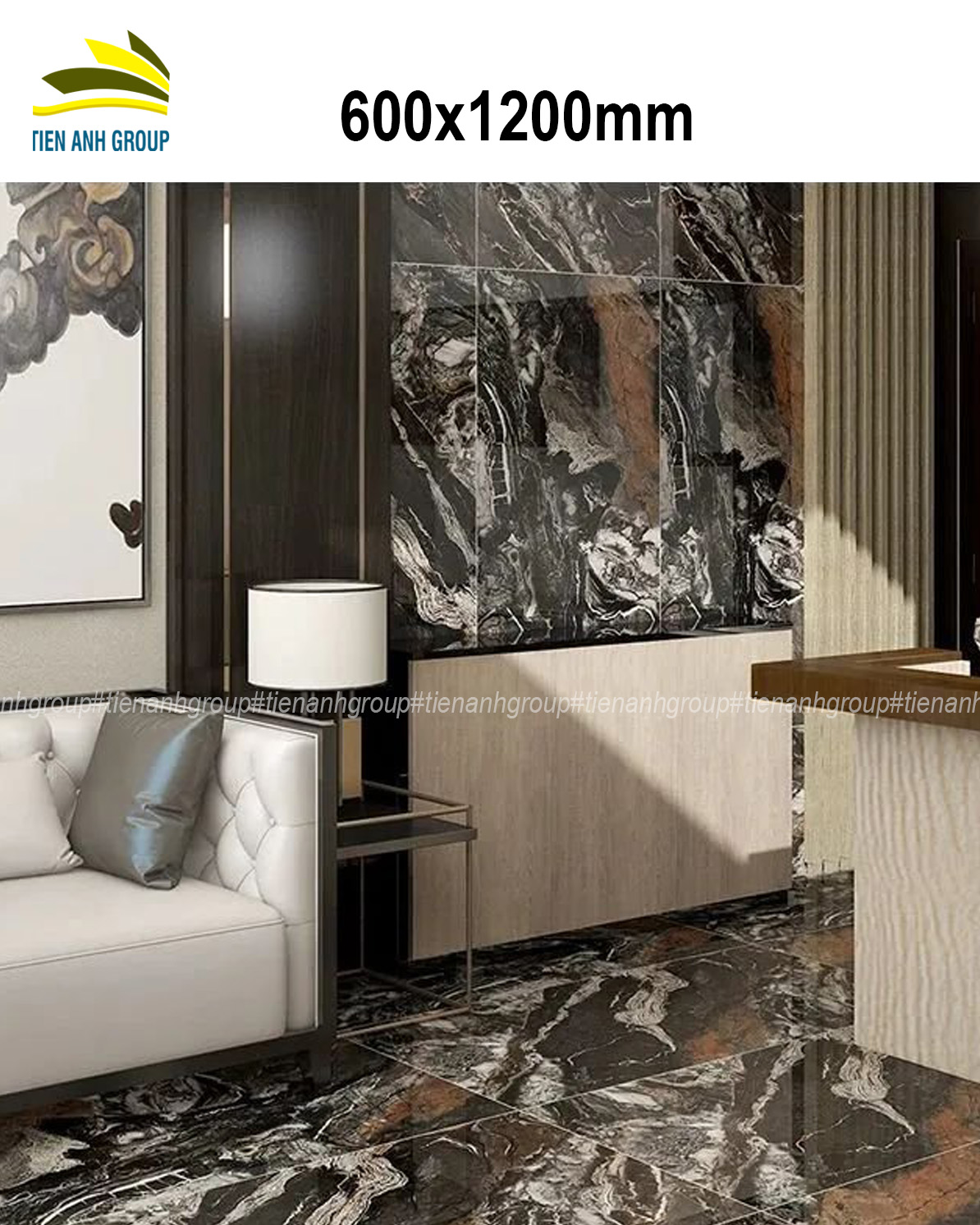 Gạch Vân Đá Marble 600X1200