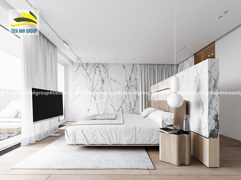 Gạch giả đá Prime marble trắng