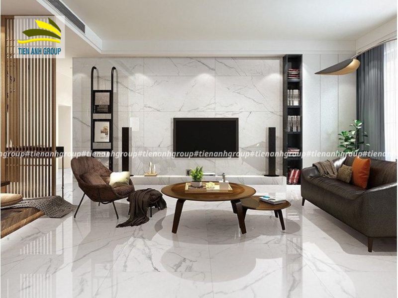 Gạch giả đá Prime marble trắng