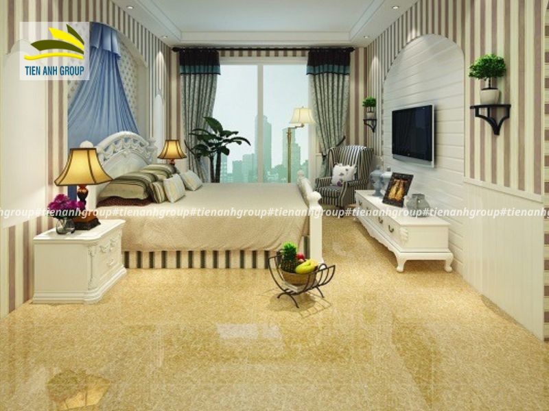 Gạch giả đá Prime màu kem