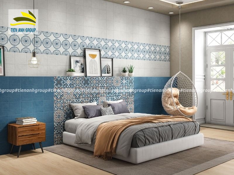 Gạch ốp Prime họa tiết hoa văn cổ điển