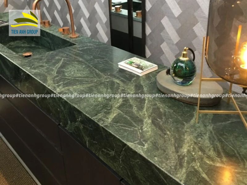 Gạch ốp tường màu xanh ngọc