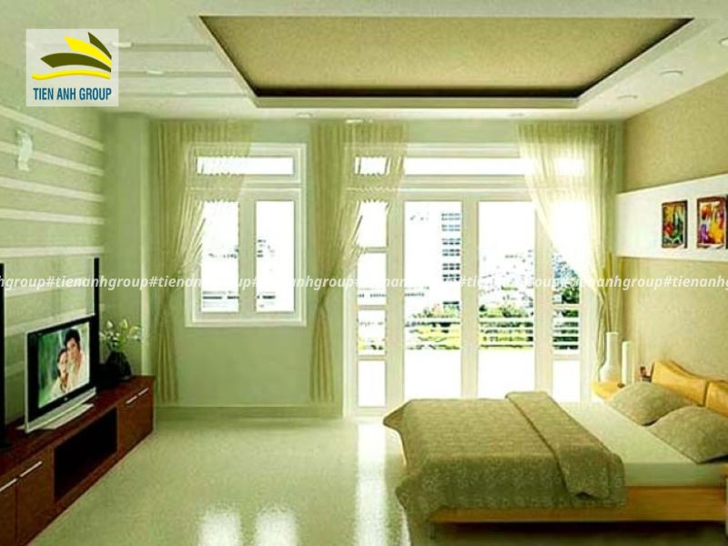 Gạch ốp màu xanh lá cây
