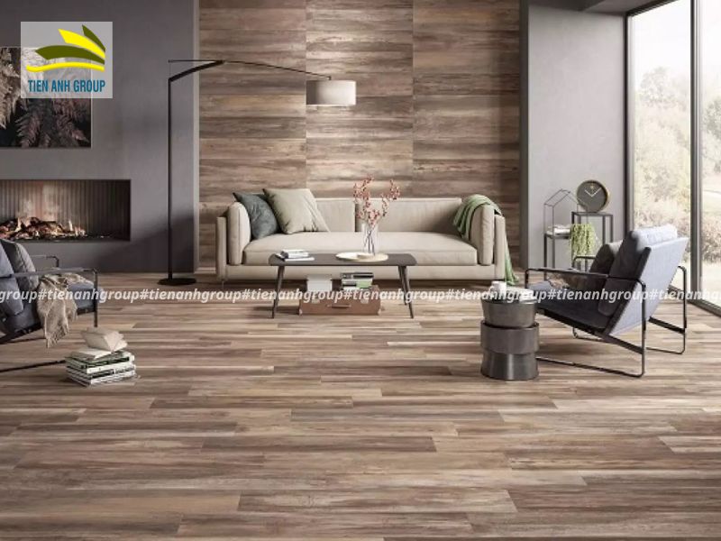 Kiểu dáng gạch lát nền vân gỗ