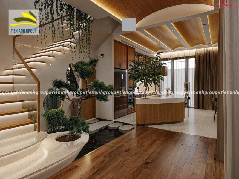 Mẫu gạch lát nền giả gỗ kiểu dáng hình chữ nhật