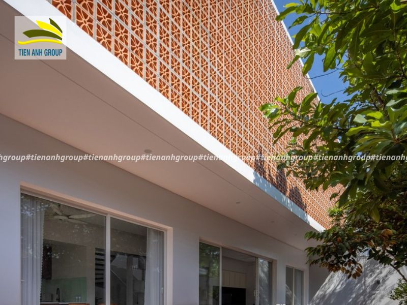 Gạch bông gió hình hoa văn cổ điển