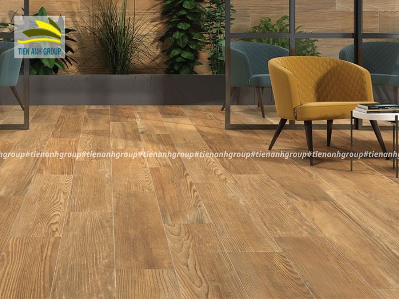 Mẫu gạch giả gỗ ốp tường, lát nền