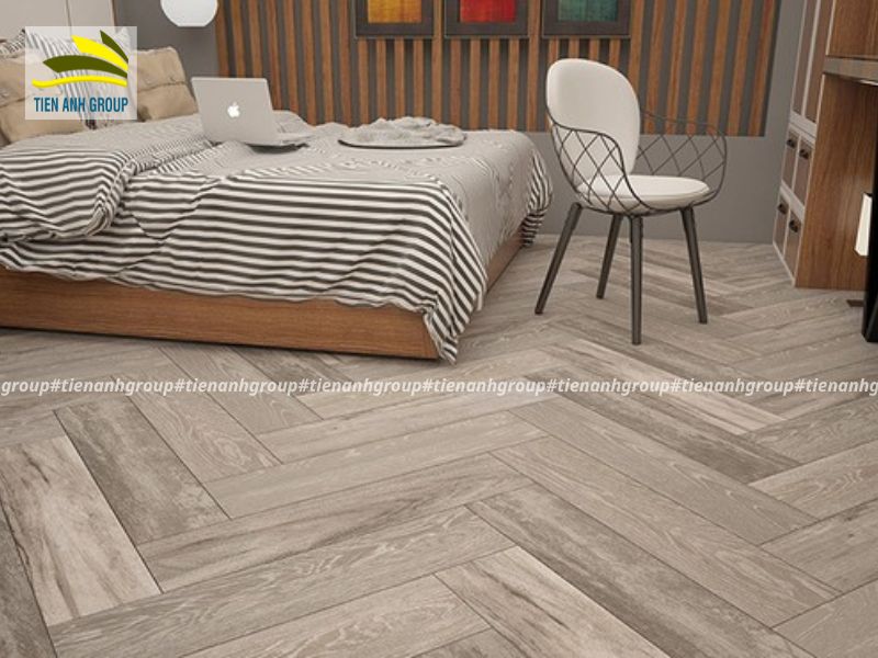 Mẫu gạch giả gỗ ốp tường, lát nền