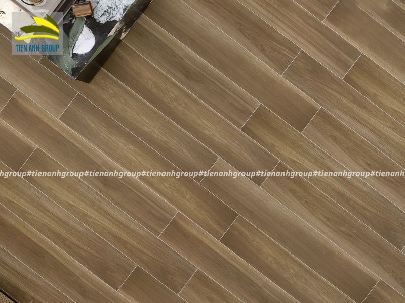 Mẫu gạch giả gỗ ốp tường, lát nền