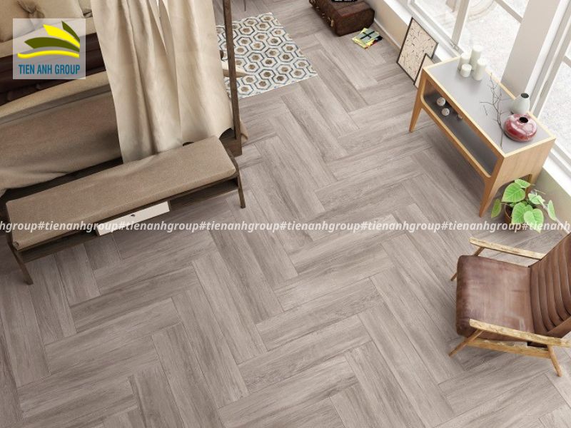 Mẫu gạch giả gỗ ốp tường, lát nền