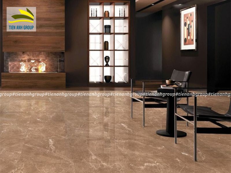 Gạch Lát Nền Màu Nâu Đất
