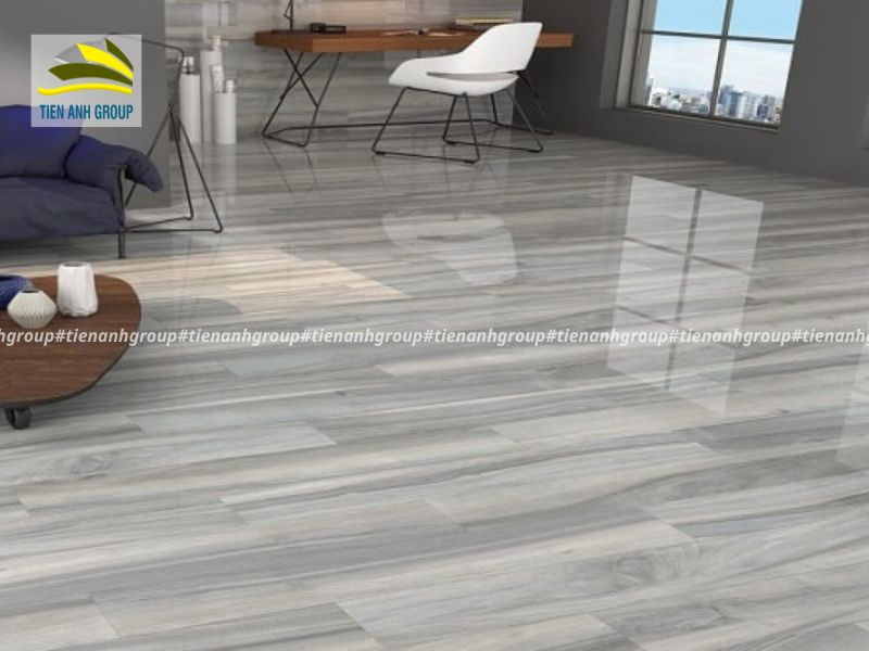 Gạch lát nền xám vân gỗ