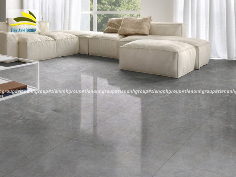 Gạch lát nền xám vân đá