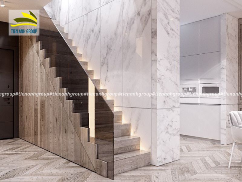 Mẫu gạch trang trí cầu thang ĐẸP