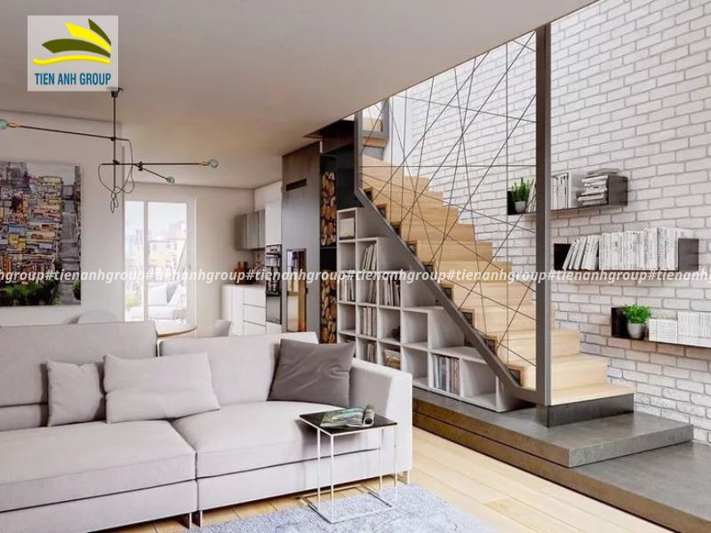 Mẫu gạch trang trí cầu thang ĐẸP