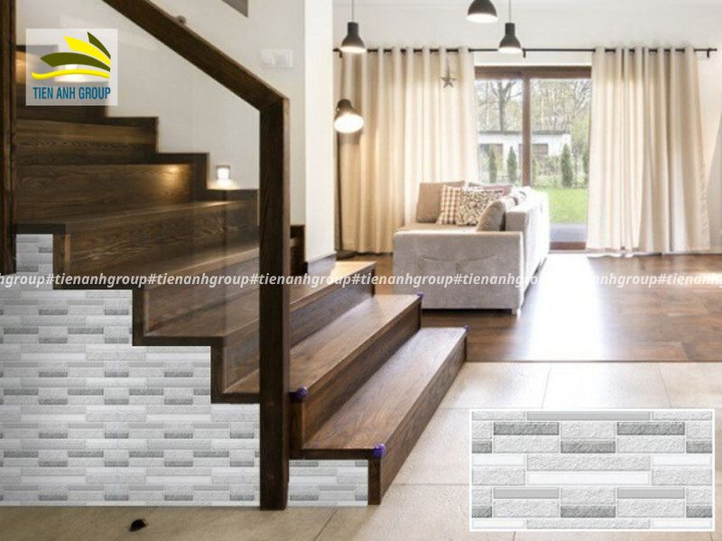 Mẫu gạch trang trí cầu thang ĐẸP