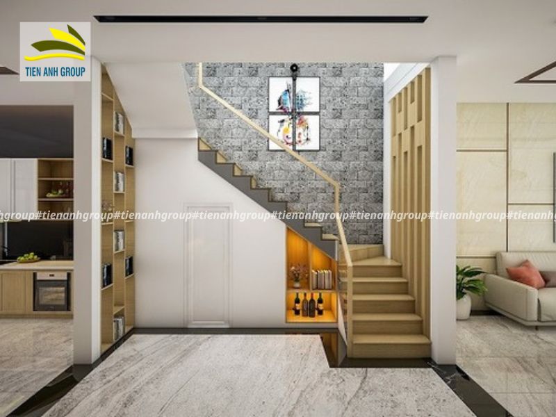 Mẫu gạch trang trí cầu thang ĐẸP